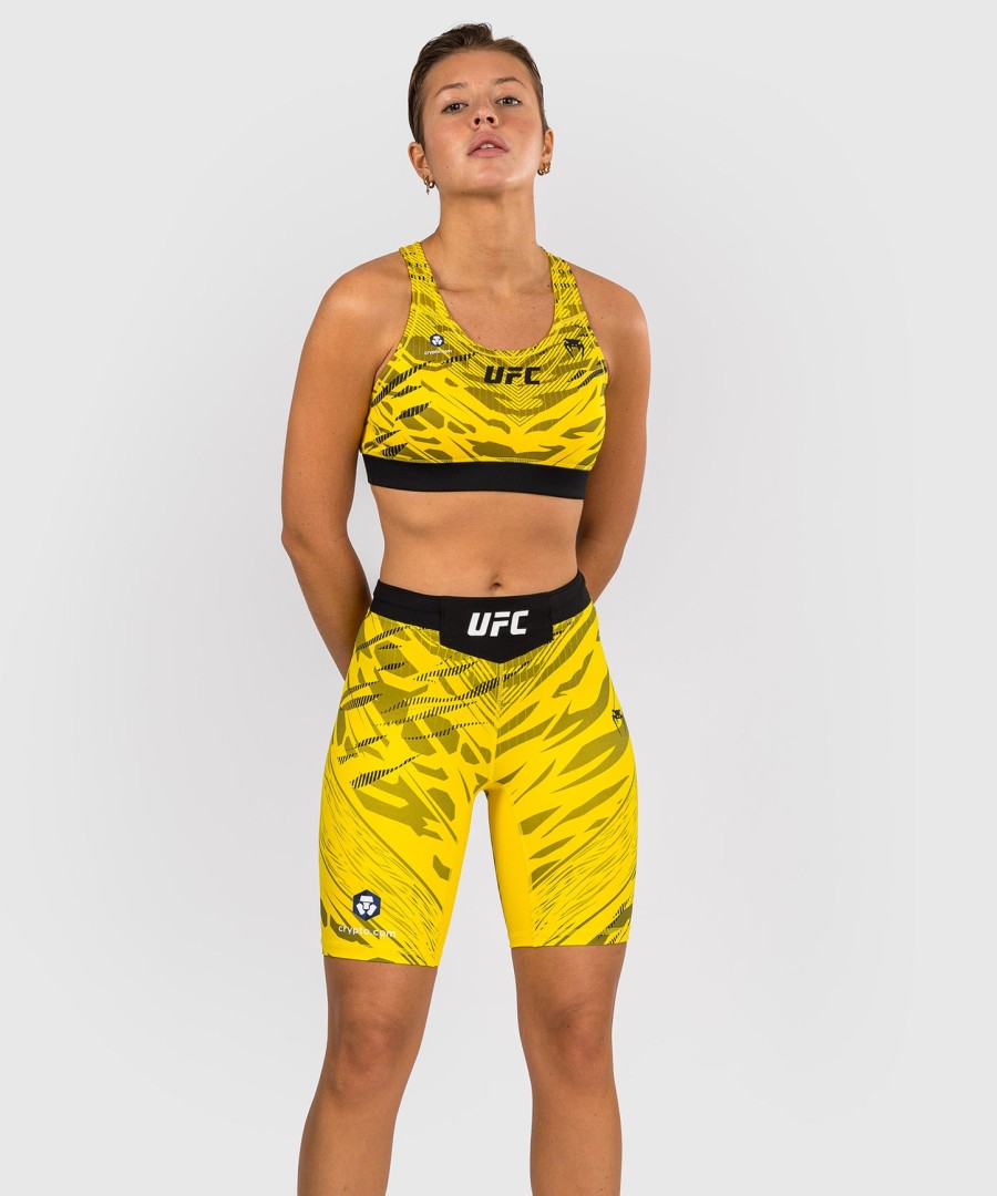 ufc fusion by venum authentic fight night women vale tudo short - long fit - yellow