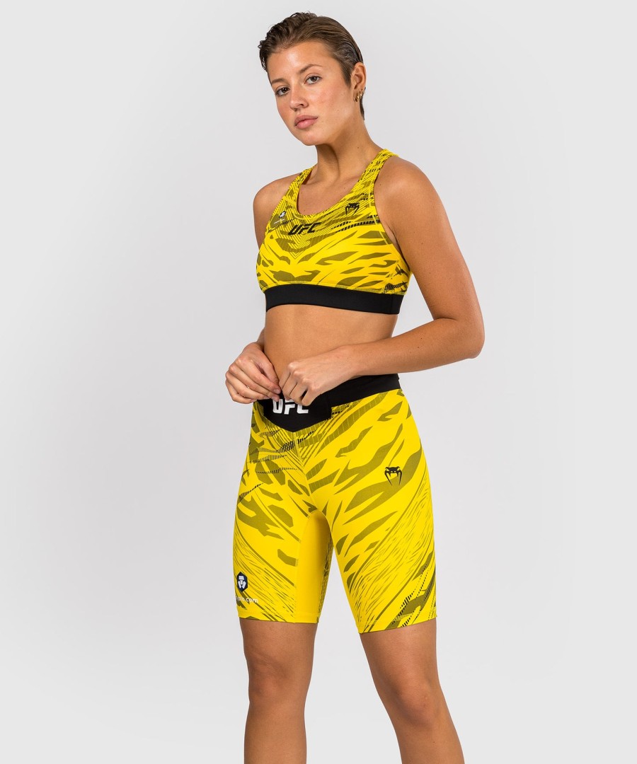 ufc fusion by venum authentic fight night women vale tudo short - long fit - yellow