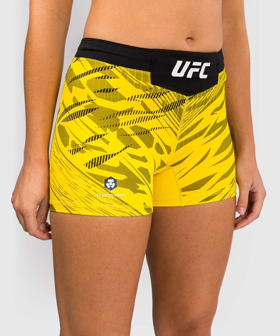 ufc fusion by venum authentic fight night women vale tudo short - short fit - yellow