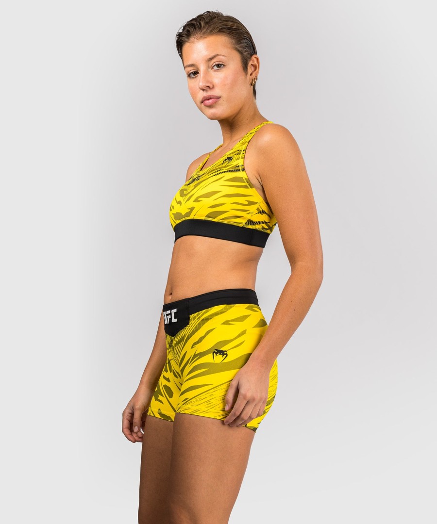 ufc fusion by venum authentic fight night women vale tudo short - short fit - yellow
