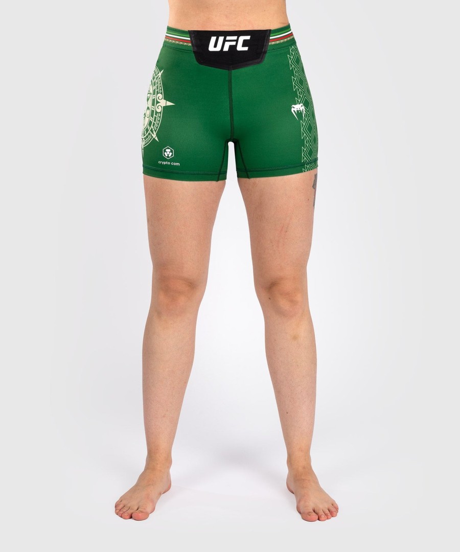 noche ufc by venum authentic fight night women vale tudo short - short fit - green