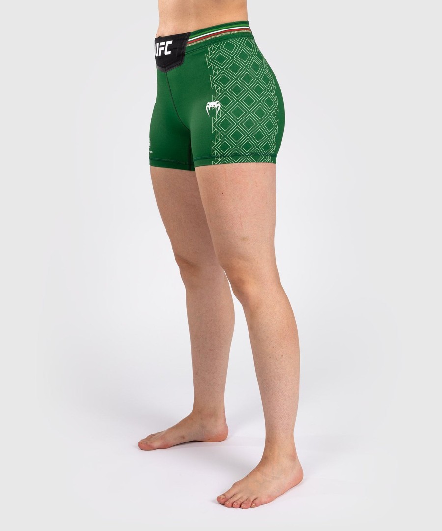noche ufc by venum authentic fight night women vale tudo short - short fit - green