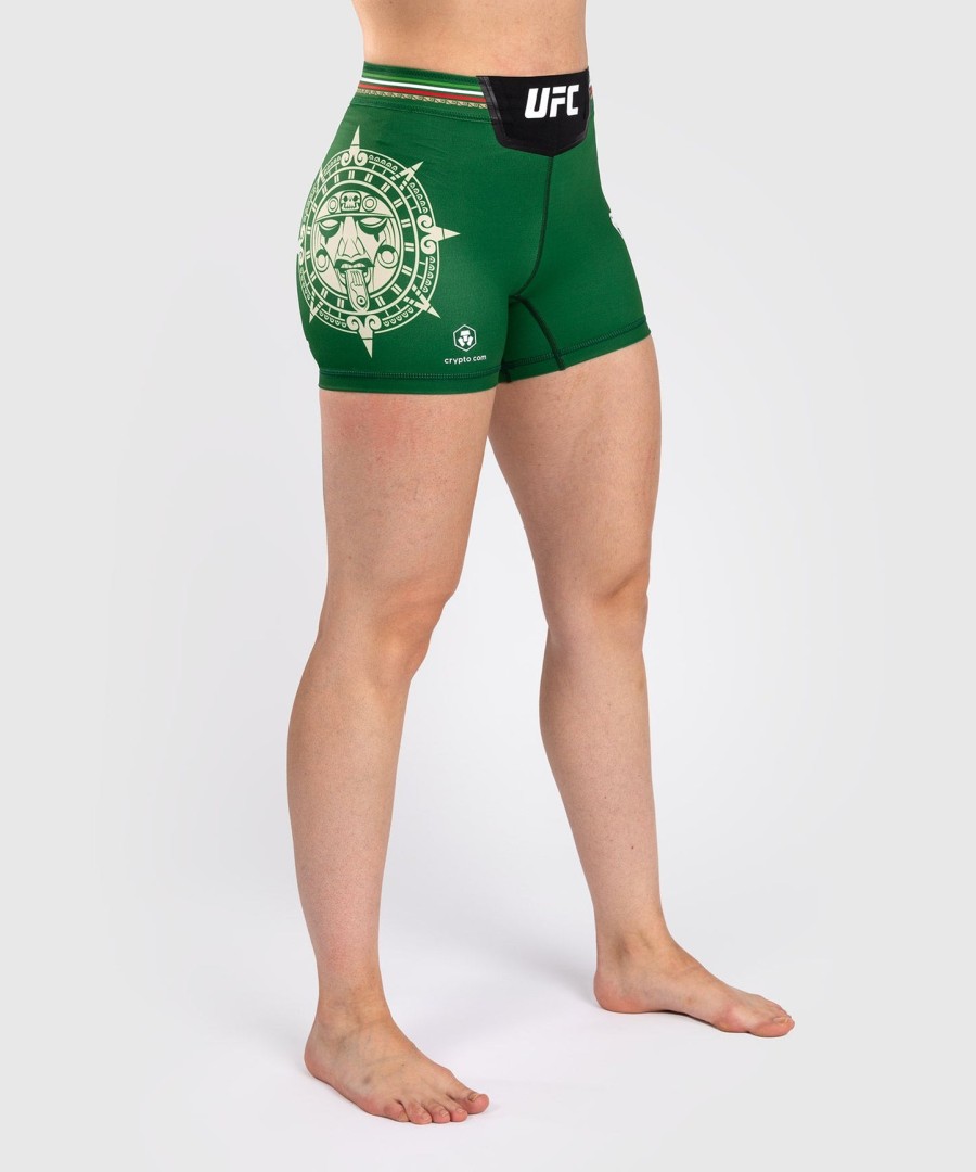 noche ufc by venum authentic fight night women vale tudo short - short fit - green