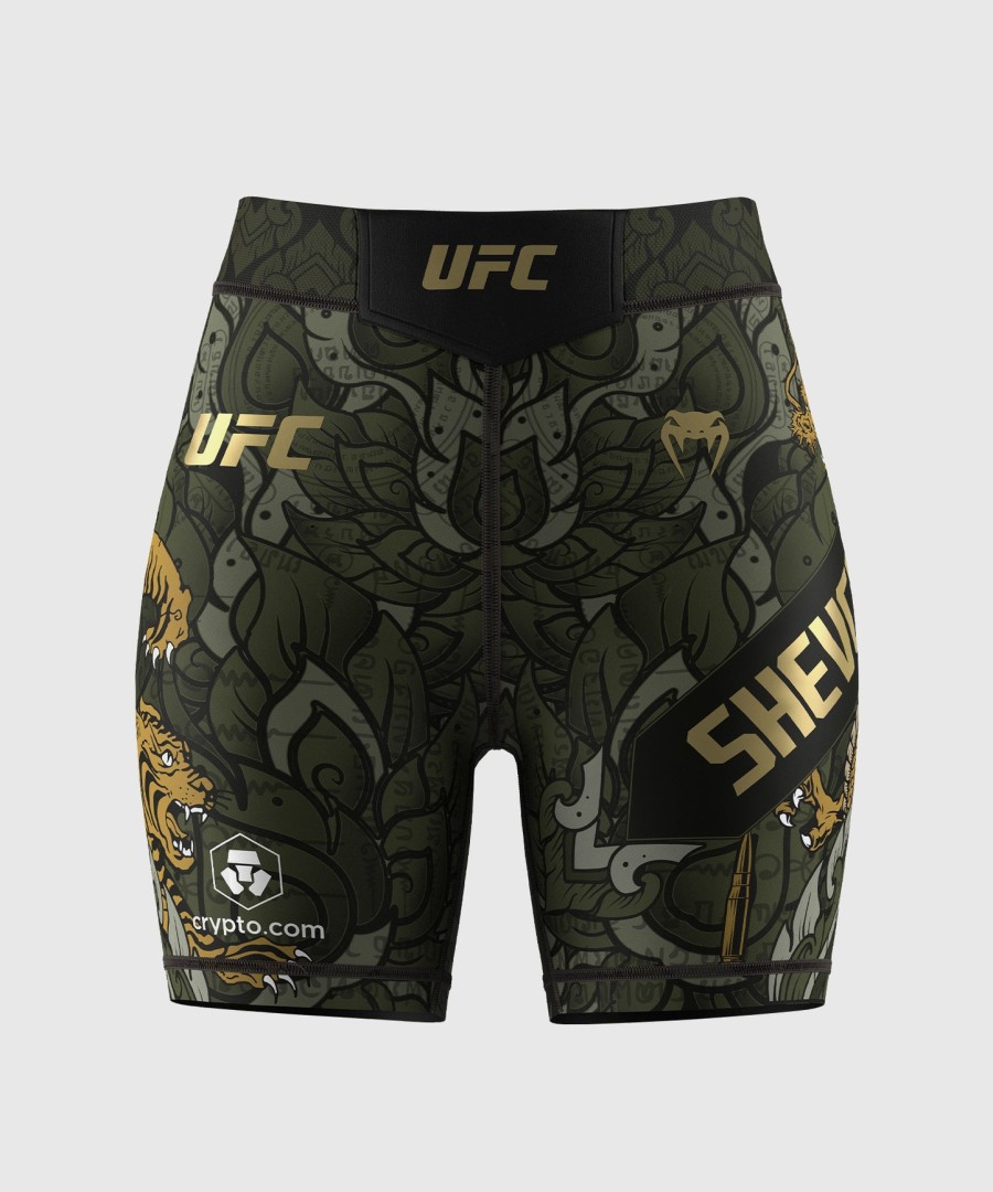 women ufc unrivaled by venum green valentina shevchenko vale tudo short
