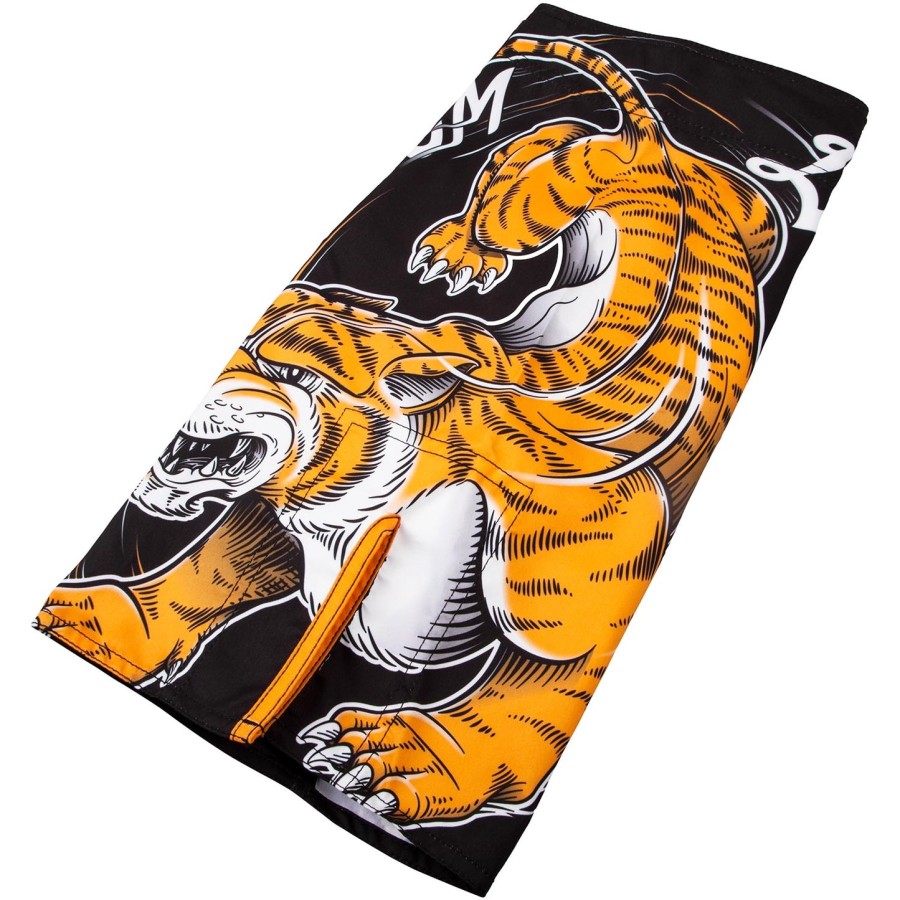 venum tiger king kids fightshorts - black