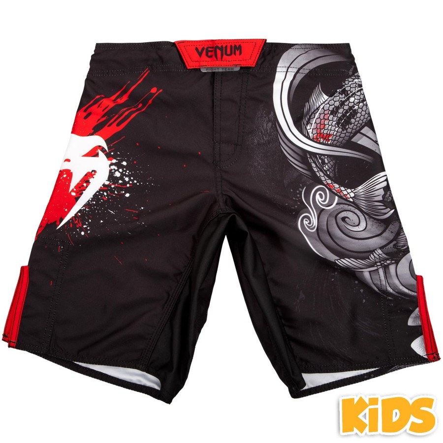 venum koi 2.0 kids fightshorts - blackwhite