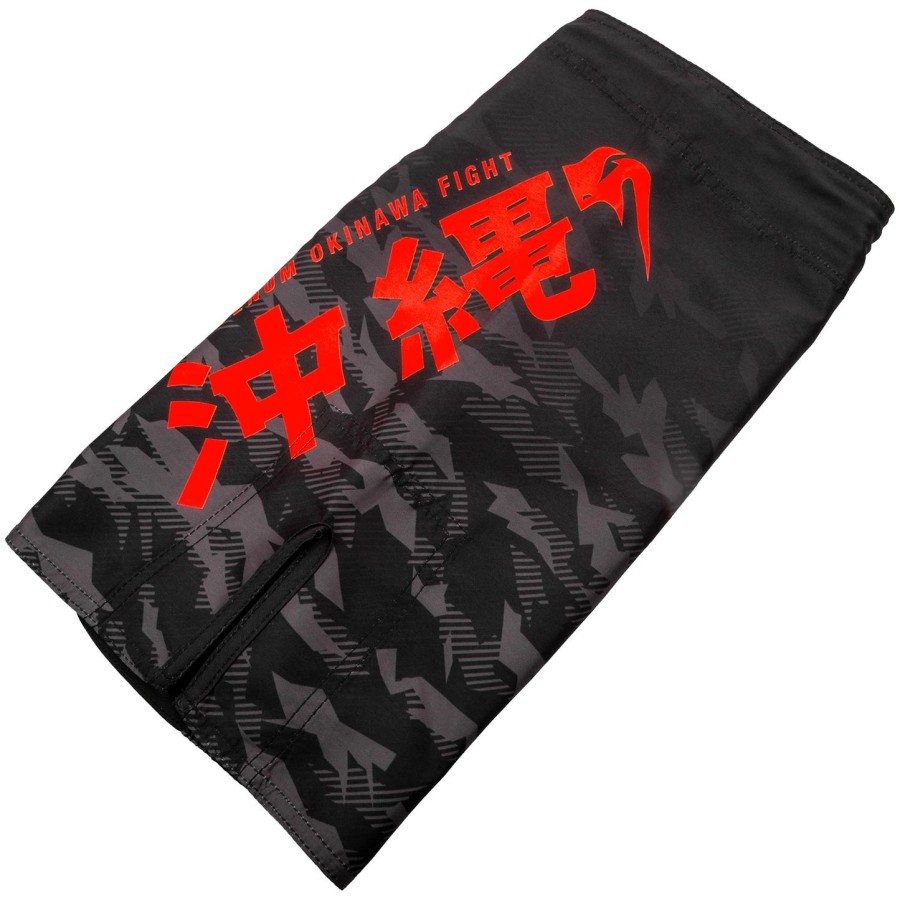venum okinawa 2.0 kids fightshorts - blackred