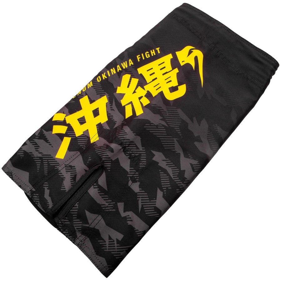 venum okinawa 2.0 kids fightshorts - blackyellow - exclusive