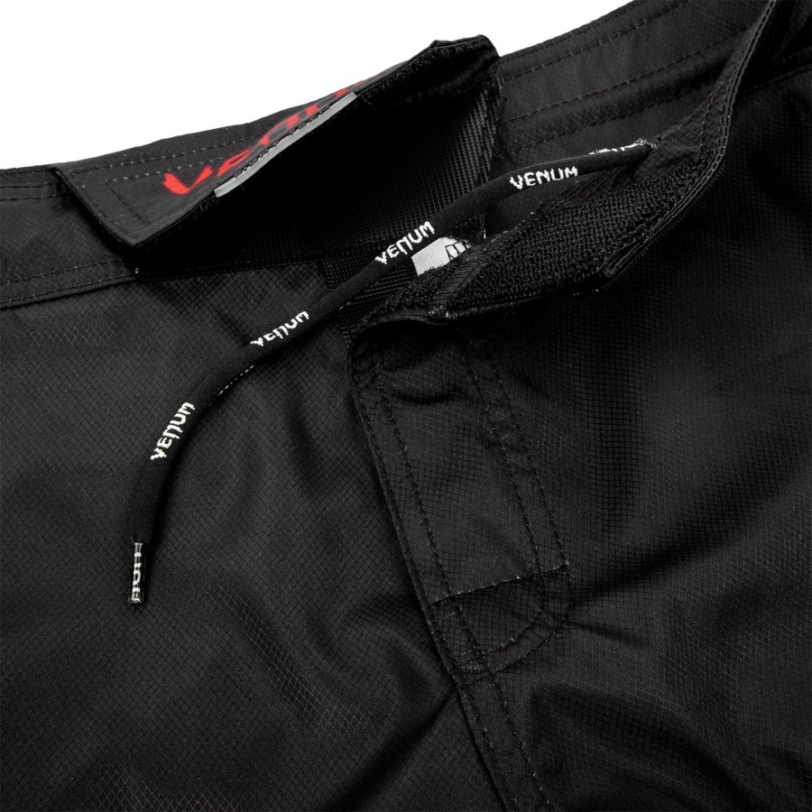 venum signature kids fightshorts - blackred