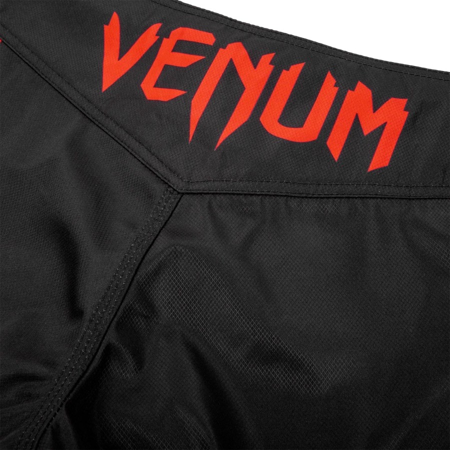 venum signature kids fightshorts - blackred