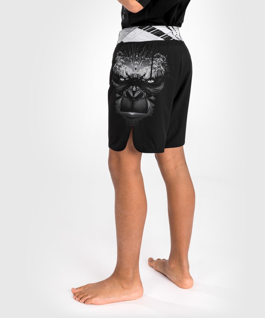 venum gorilla jungle kids fightshorts - blackwhite