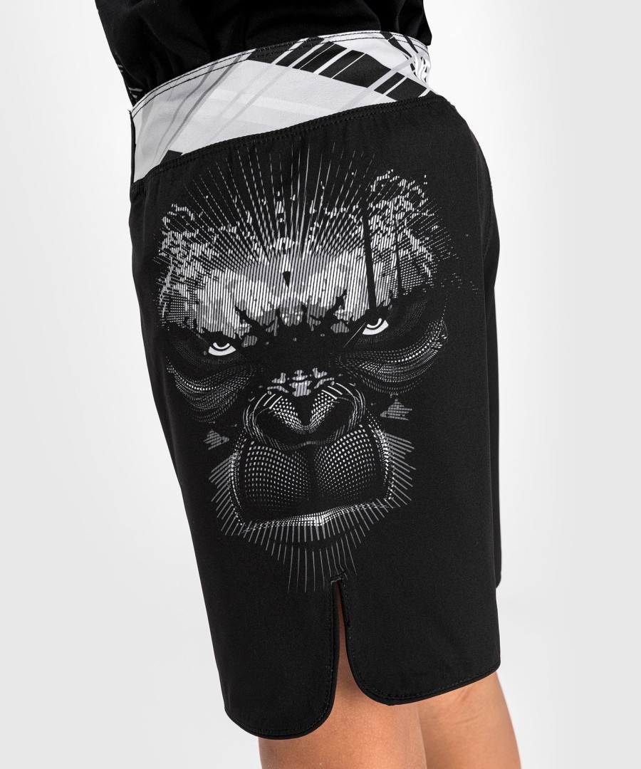 venum gorilla jungle kids fightshorts - blackwhite