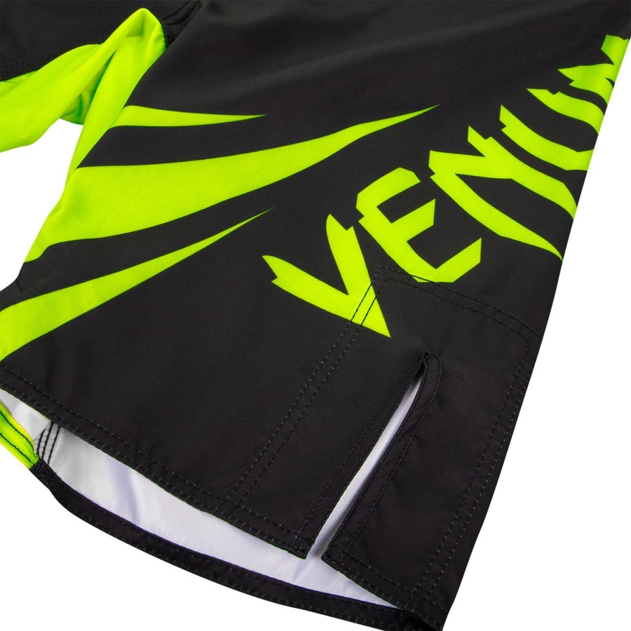 venum challenger fightshorts - blackneo yellow