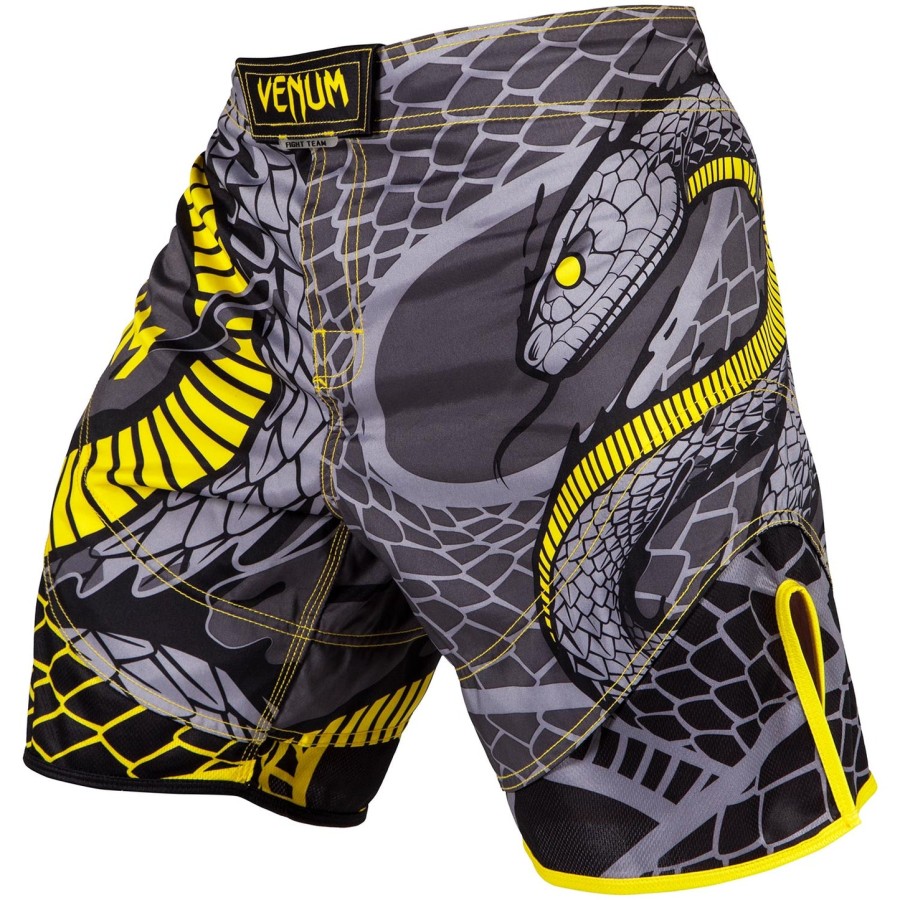 venum snaker fightshorts - blackyellow