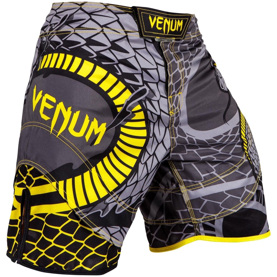 venum snaker fightshorts - blackyellow