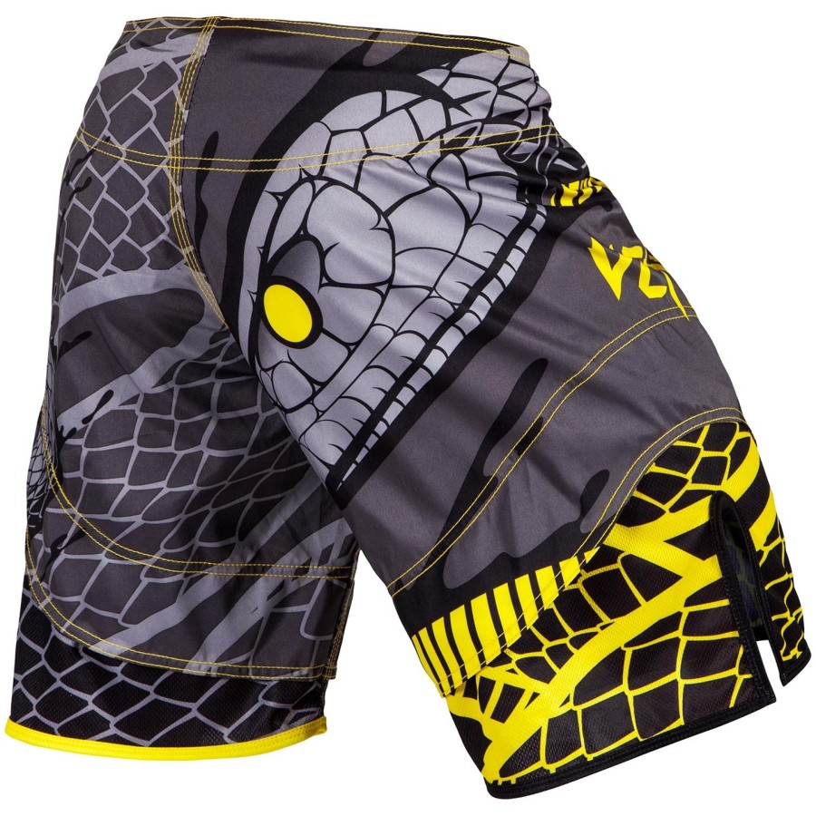 venum snaker fightshorts - blackyellow