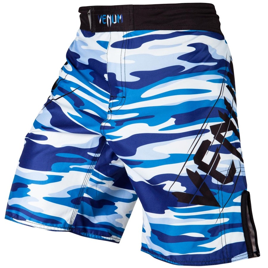 venum wave camo fightshorts - blue