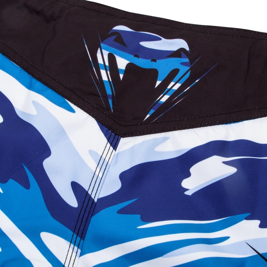 venum wave camo fightshorts - blue