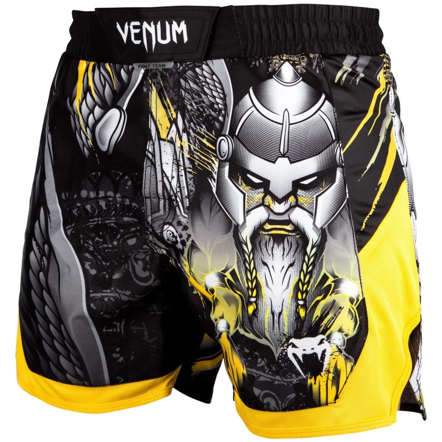 venum viking 2.0 fightshorts - blackyellow