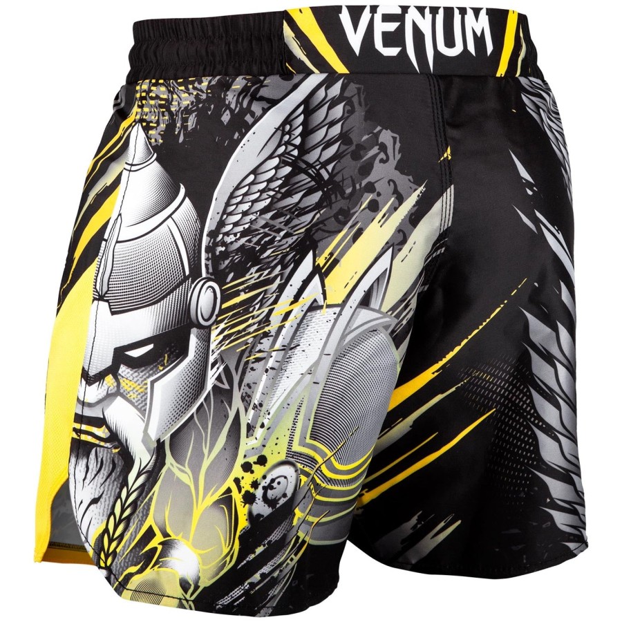 venum viking 2.0 fightshorts - blackyellow