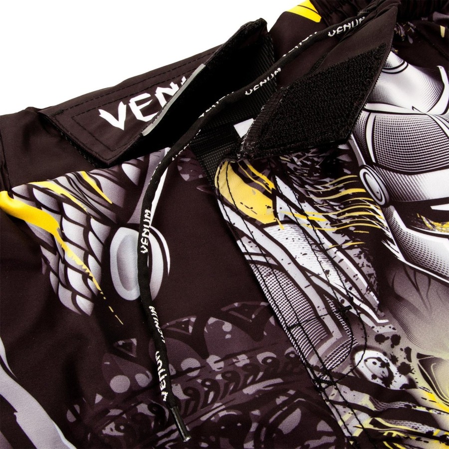 venum viking 2.0 fightshorts - blackyellow