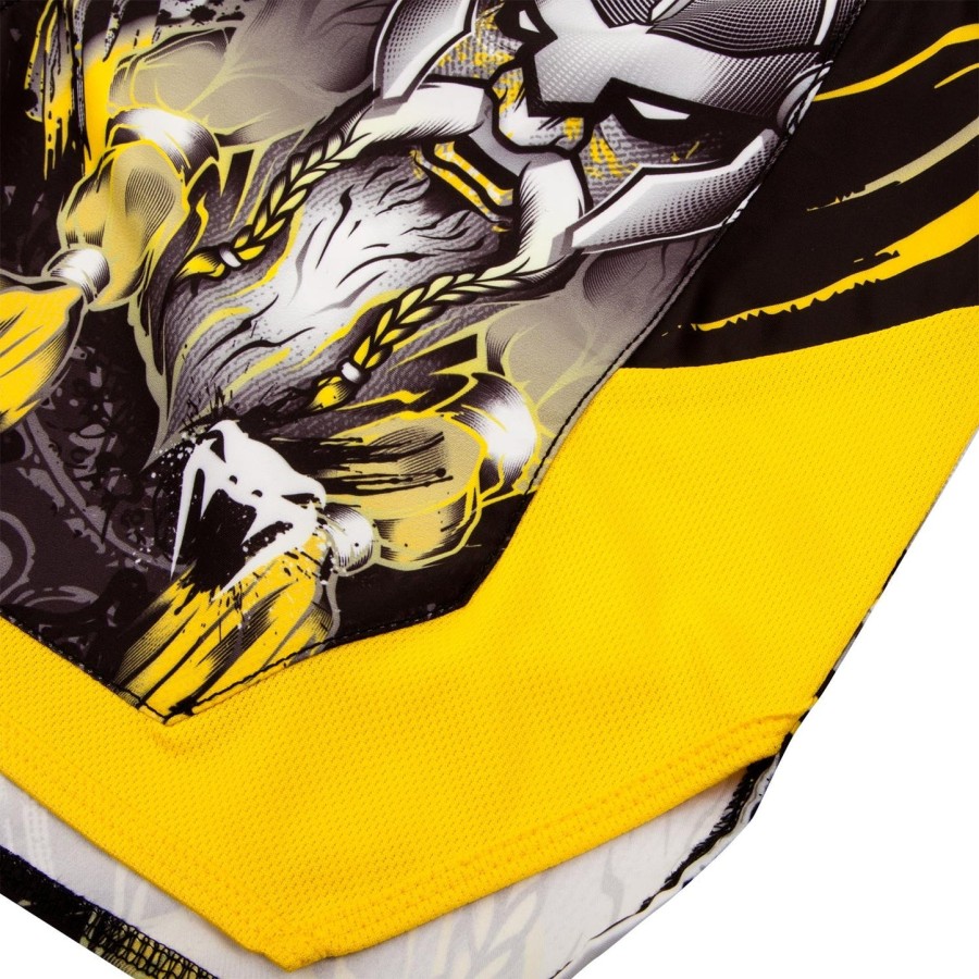 venum viking 2.0 fightshorts - blackyellow