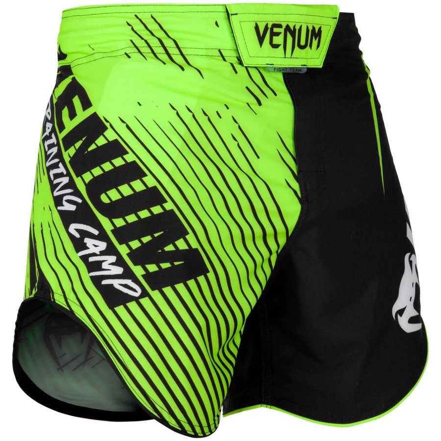 venum training camp 2.0 fightshorts - blackneo yellow