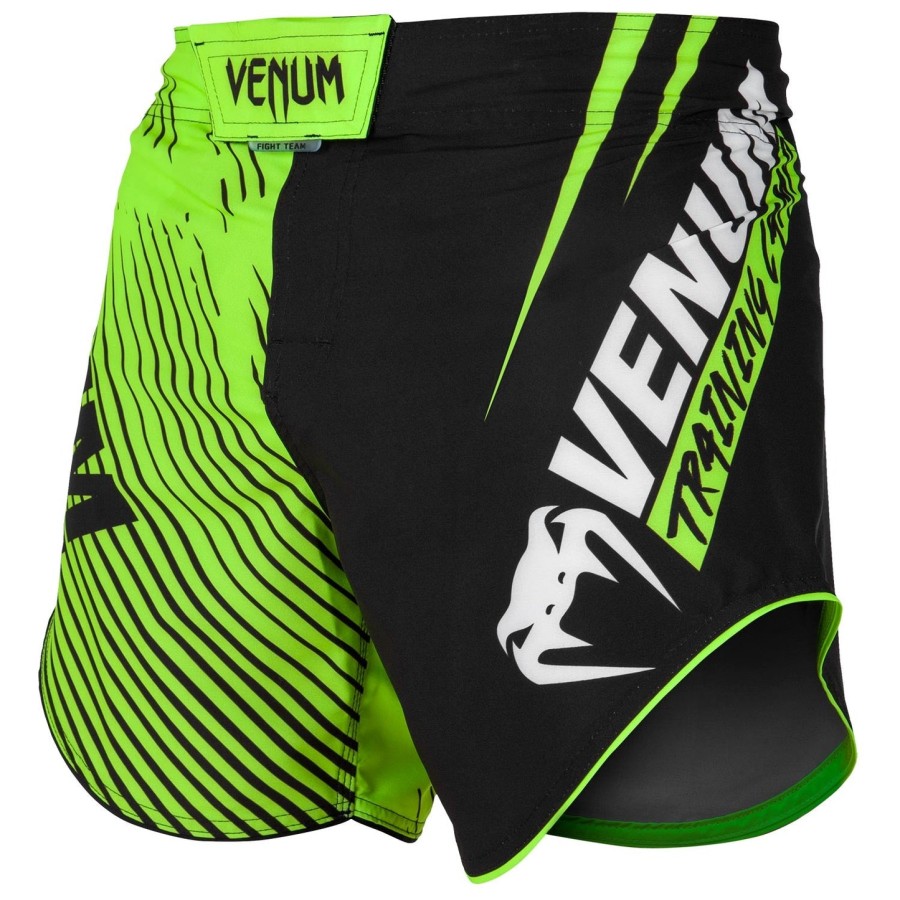 venum training camp 2.0 fightshorts - blackneo yellow