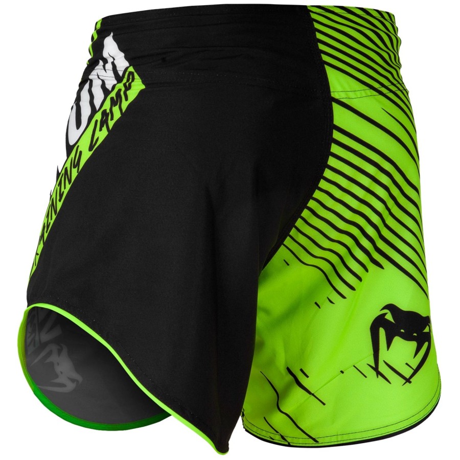 venum training camp 2.0 fightshorts - blackneo yellow
