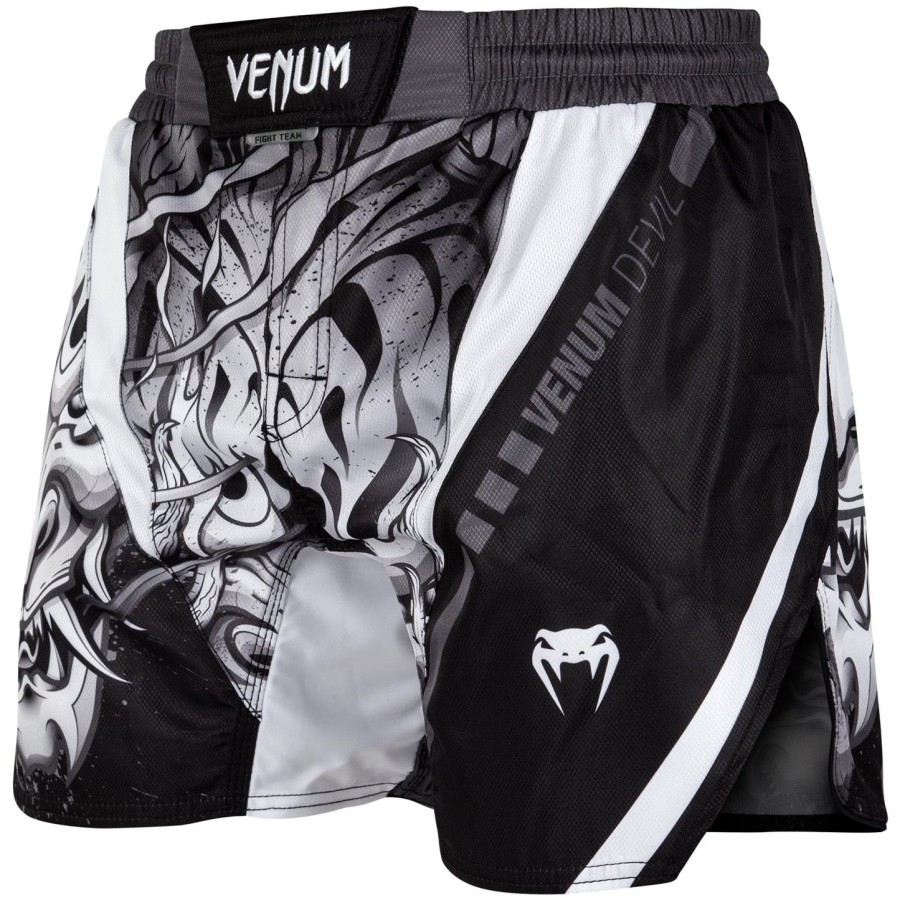 venum devil fightshorts - whiteblack