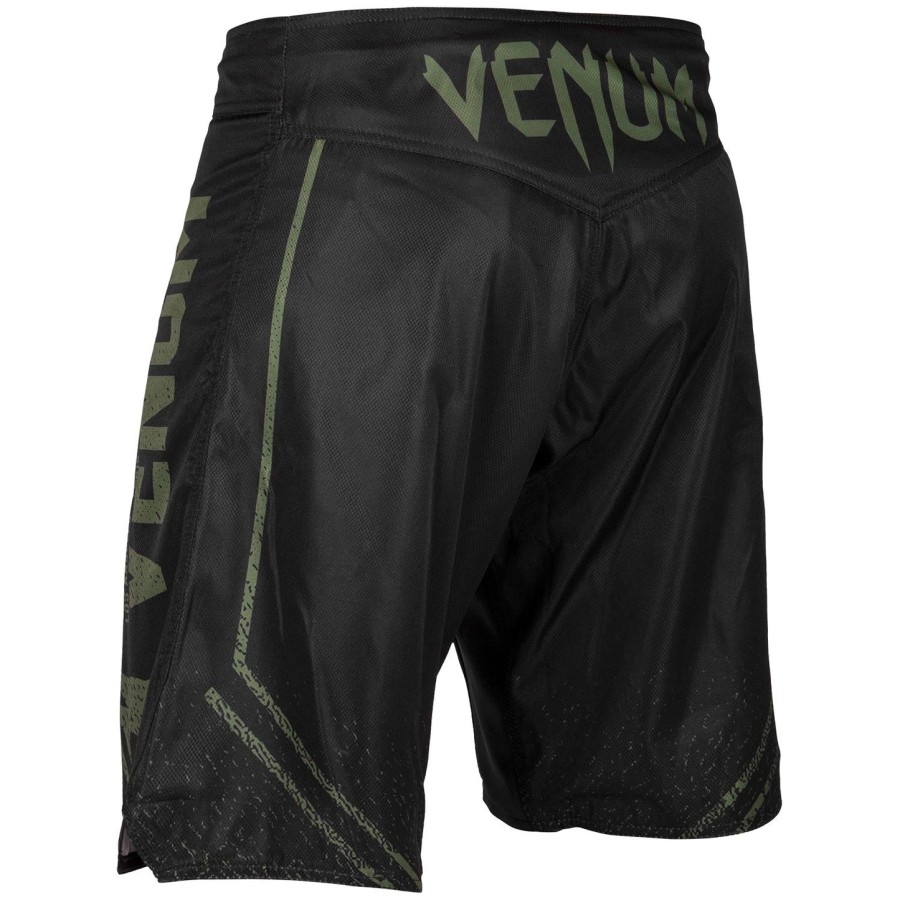 venum signature fightshorts - blackkhaki - exclusive