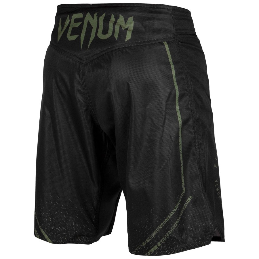 venum signature fightshorts - blackkhaki - exclusive