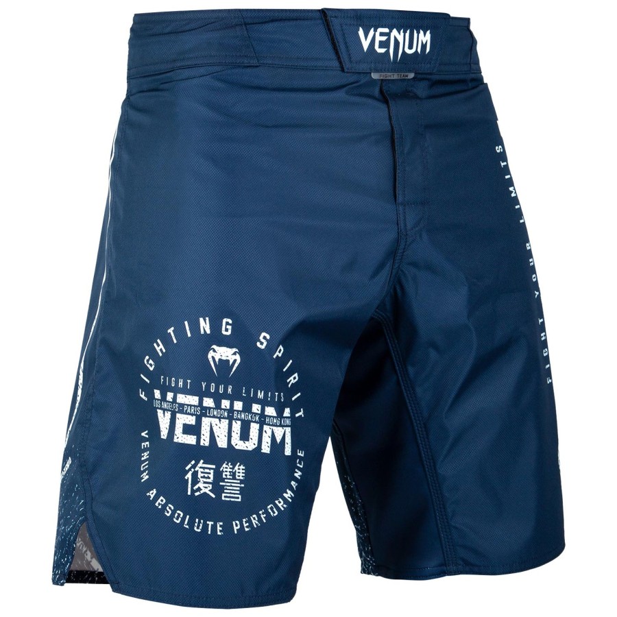venum signature fightshorts - navy bluewhite