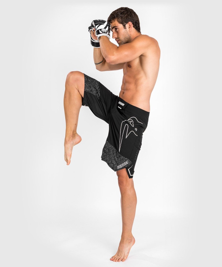 fightshorts light 4.0 venum - blackwhite