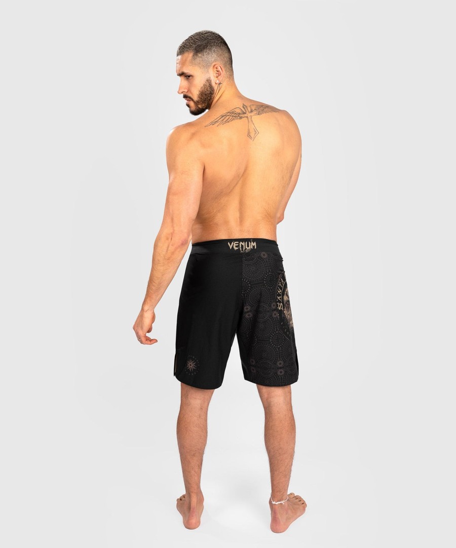venum santa muerte dark side - fightshorts - blackbrown