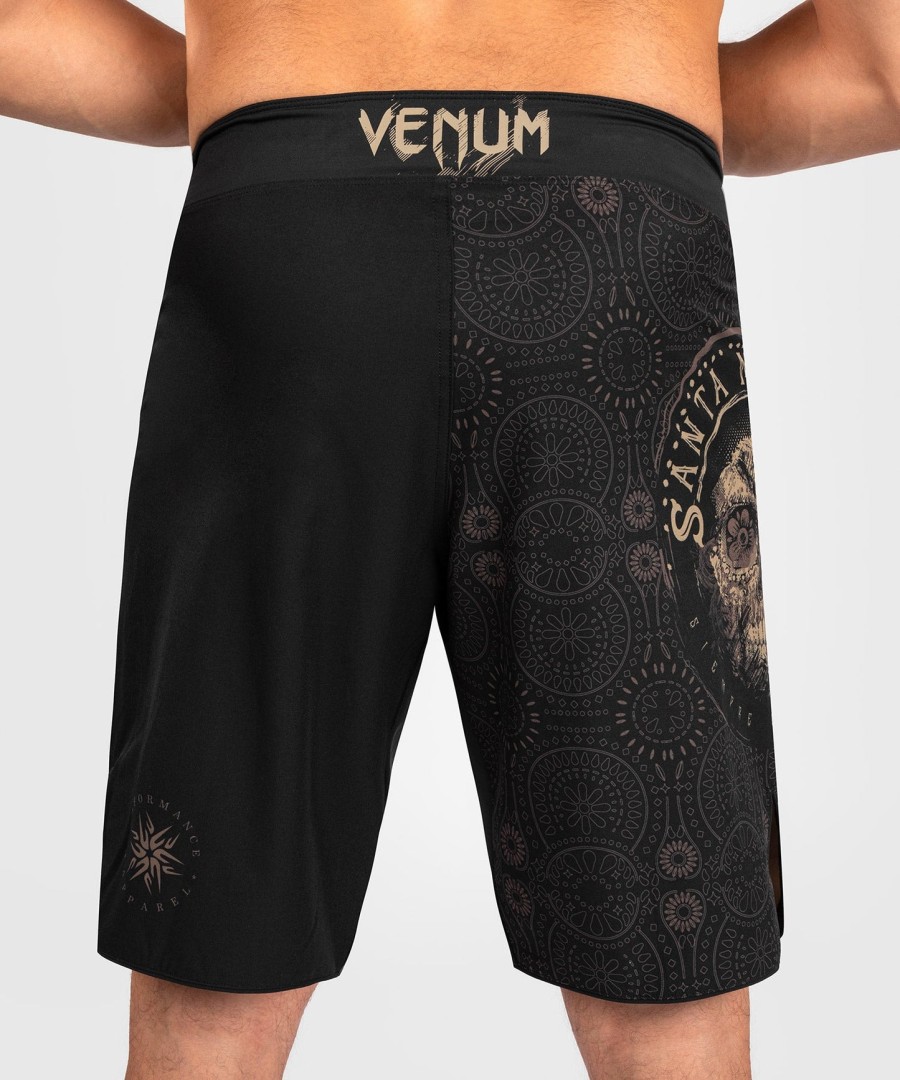 venum santa muerte dark side - fightshorts - blackbrown