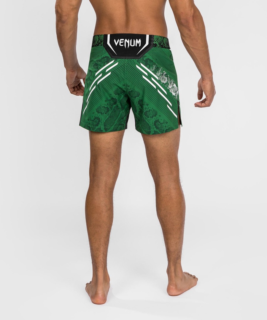 ufc adrenaline by venum personalized authentic fight night men fight short - short fit - green