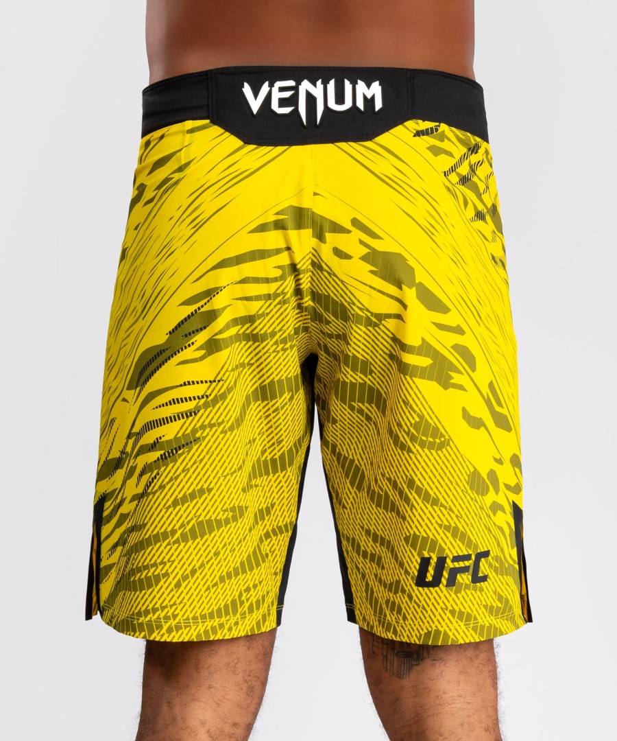 ufc fusion by venum authentic fight night men fight short - long fit - yellow