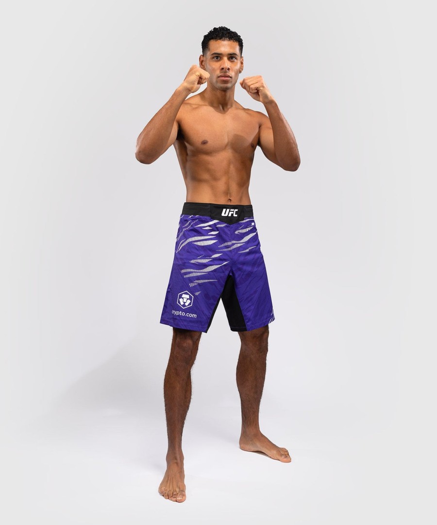 ufc fusion by venum authentic fight night men fight short - long fit- purple