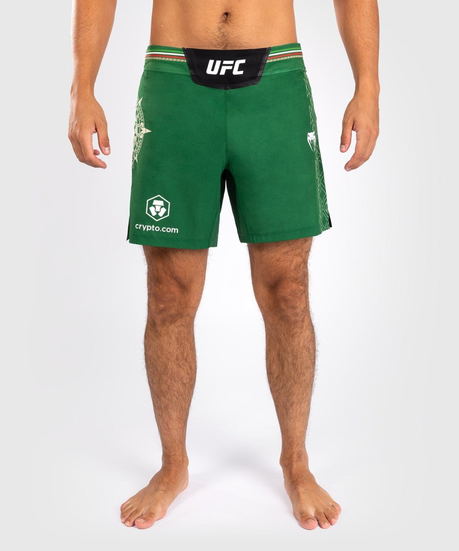 noche ufc by venum authentic fight night men fight short - short fit - green
