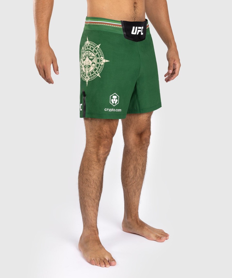 noche ufc by venum authentic fight night men fight short - short fit - green