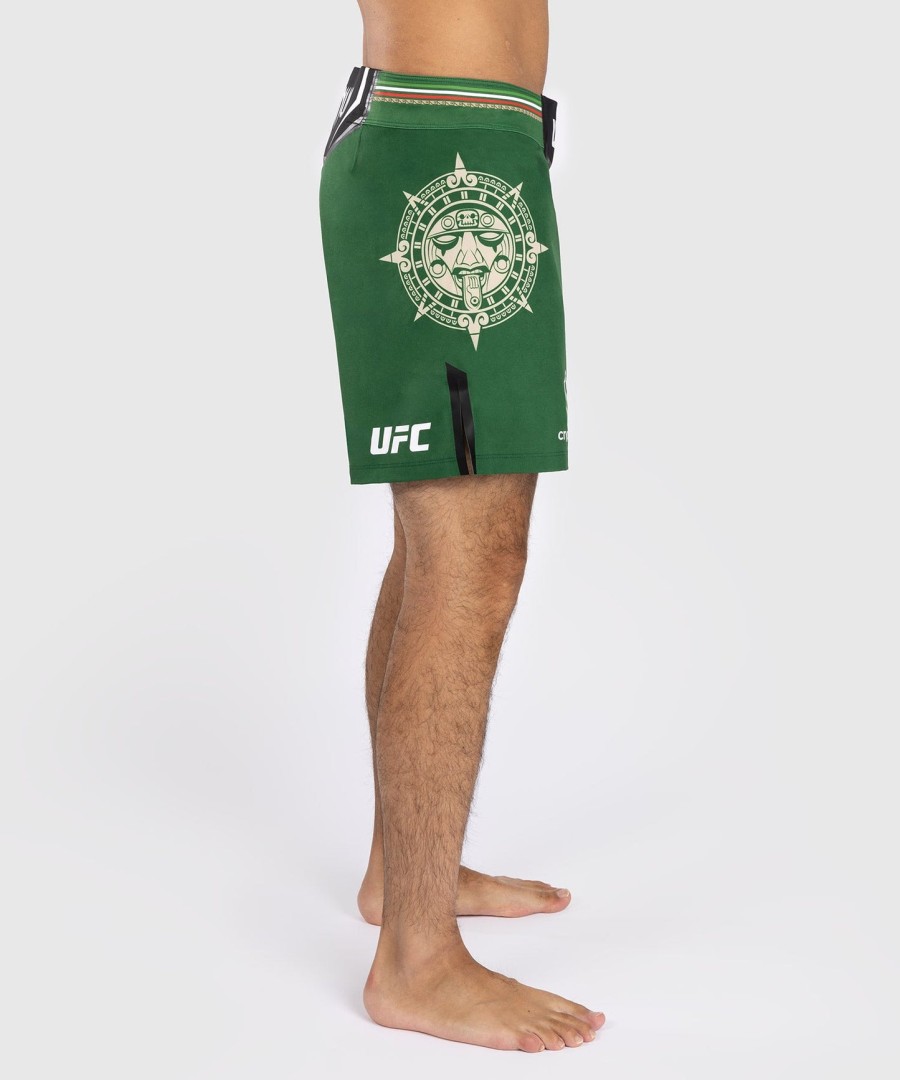 noche ufc by venum authentic fight night men fight short - short fit - green