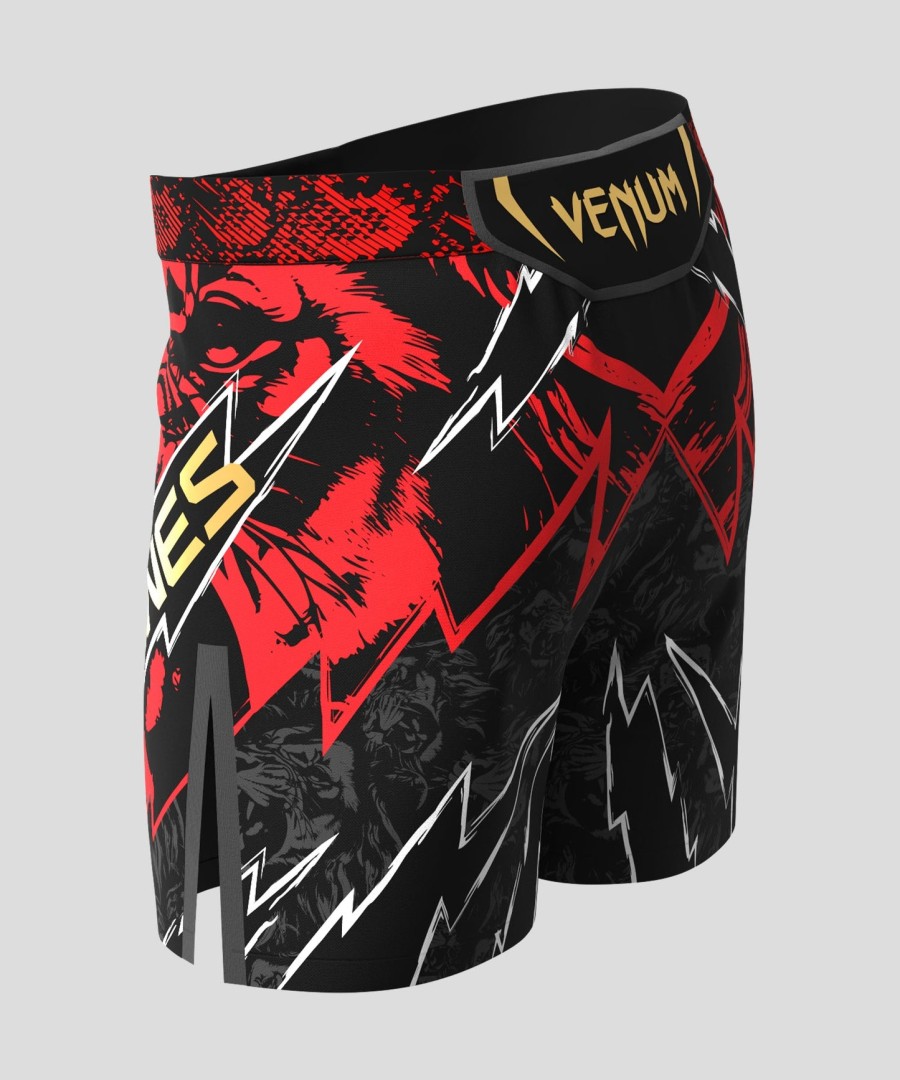 men ufc unrivaled by venum red jon jones short fit fight short