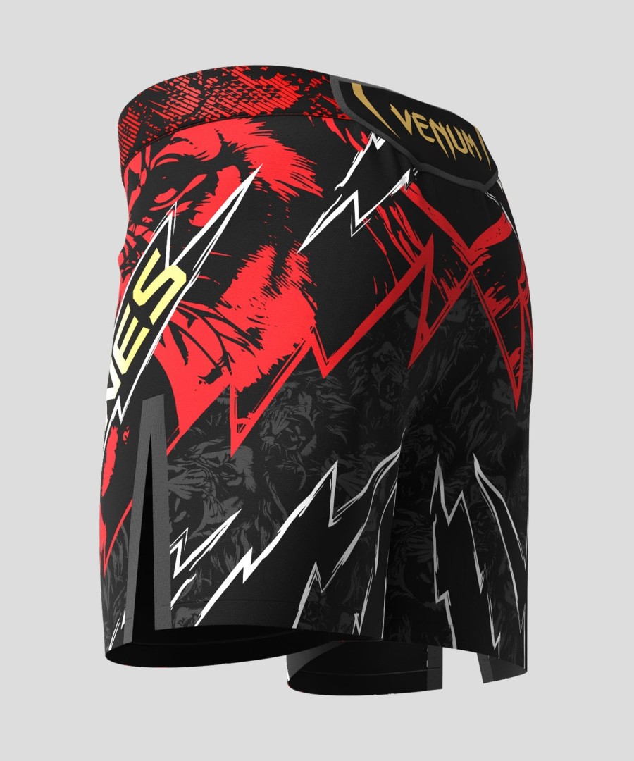 men ufc unrivaled by venum red jon jones short fit fight short