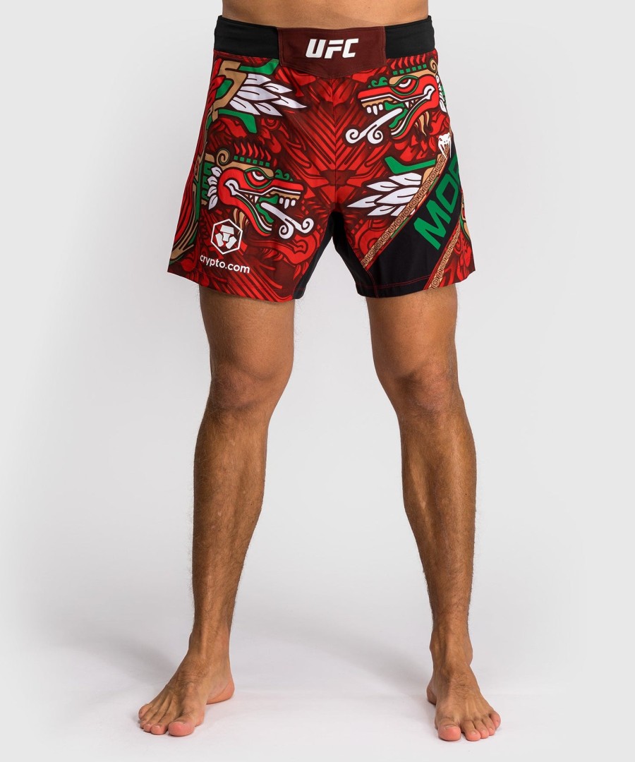 men ufc unrivaled by venum red brandon moreno short fit fight short