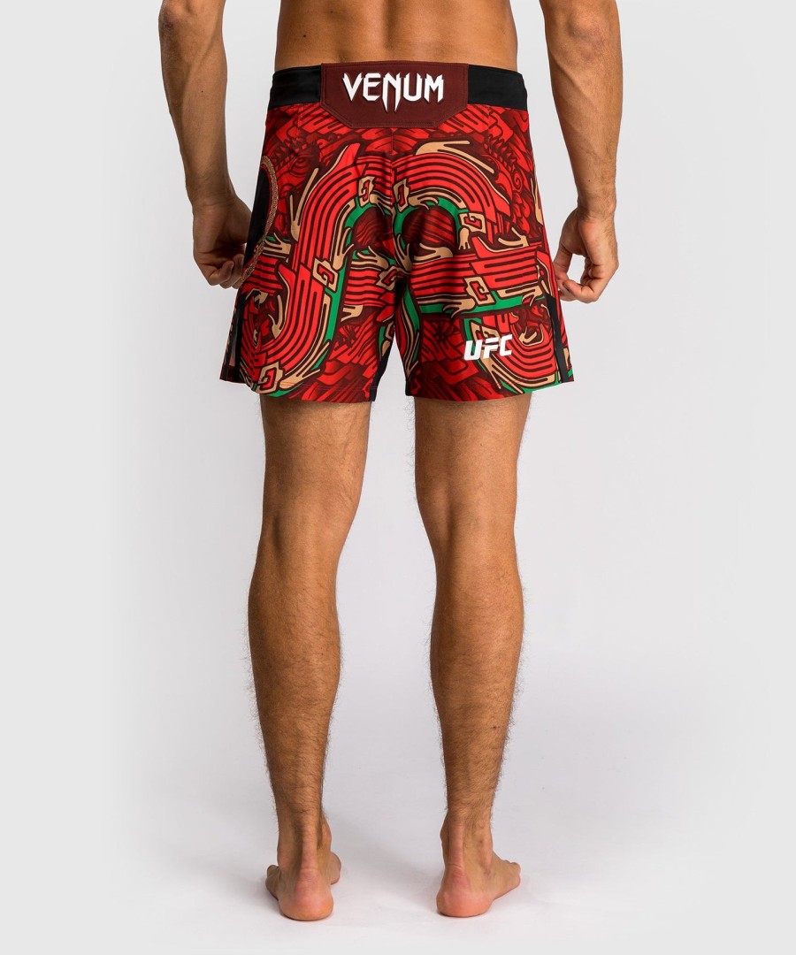 men ufc unrivaled by venum red brandon moreno short fit fight short
