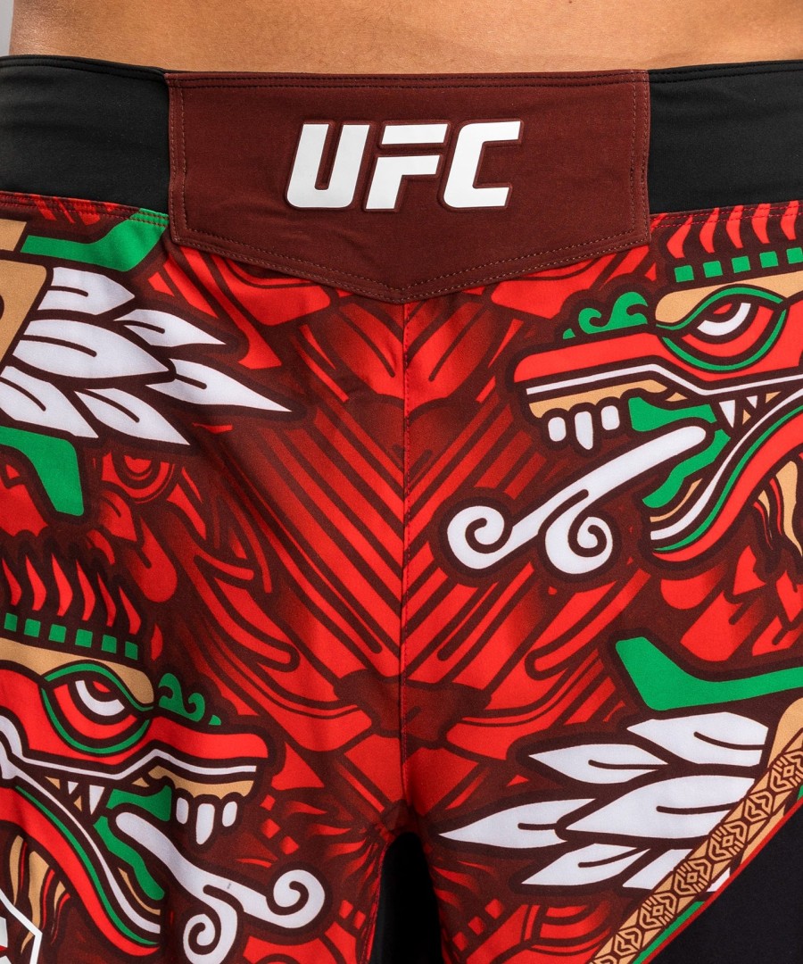 men ufc unrivaled by venum red brandon moreno short fit fight short