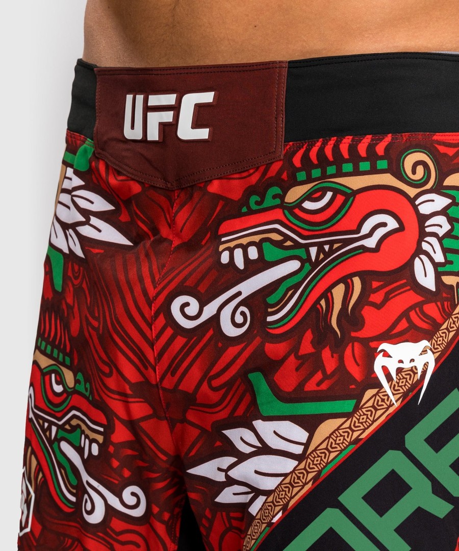 men ufc unrivaled by venum red brandon moreno short fit fight short