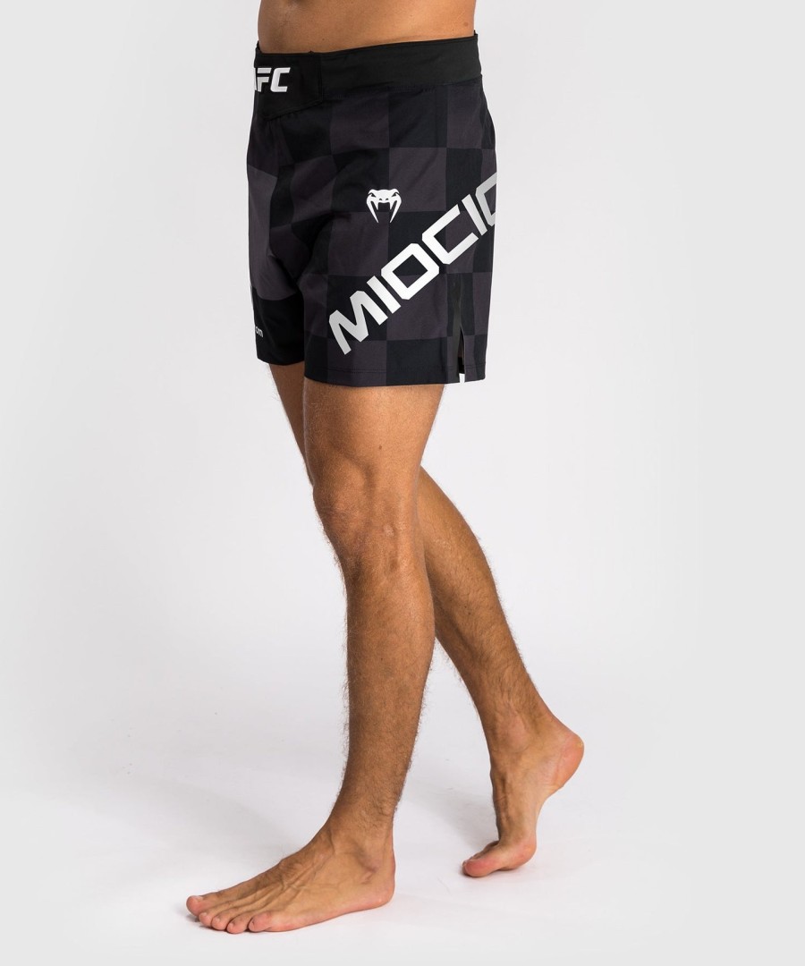 men ufc unrivaled by venum black stipe miocic short fit fight short