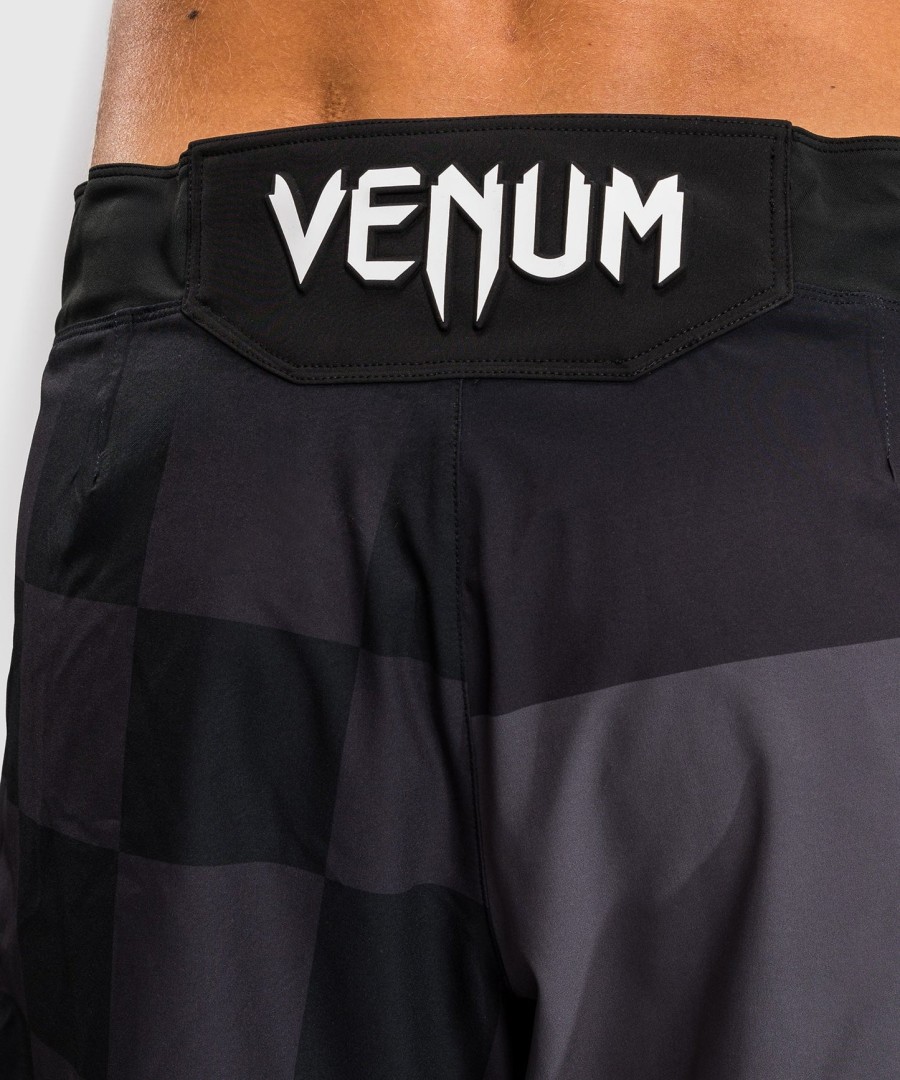 men ufc unrivaled by venum black stipe miocic short fit fight short